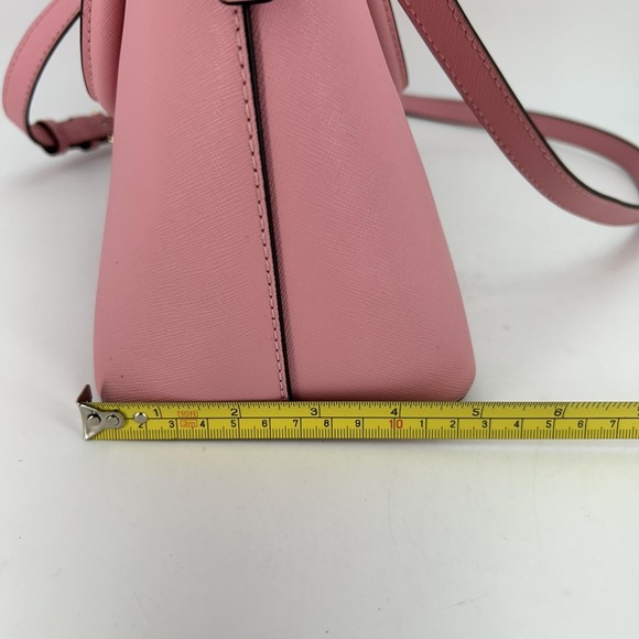 Michael Kors Bag Womens Large Cindy Leather LG Dome Purse Crossbody Satchel - Picture 16 of 16